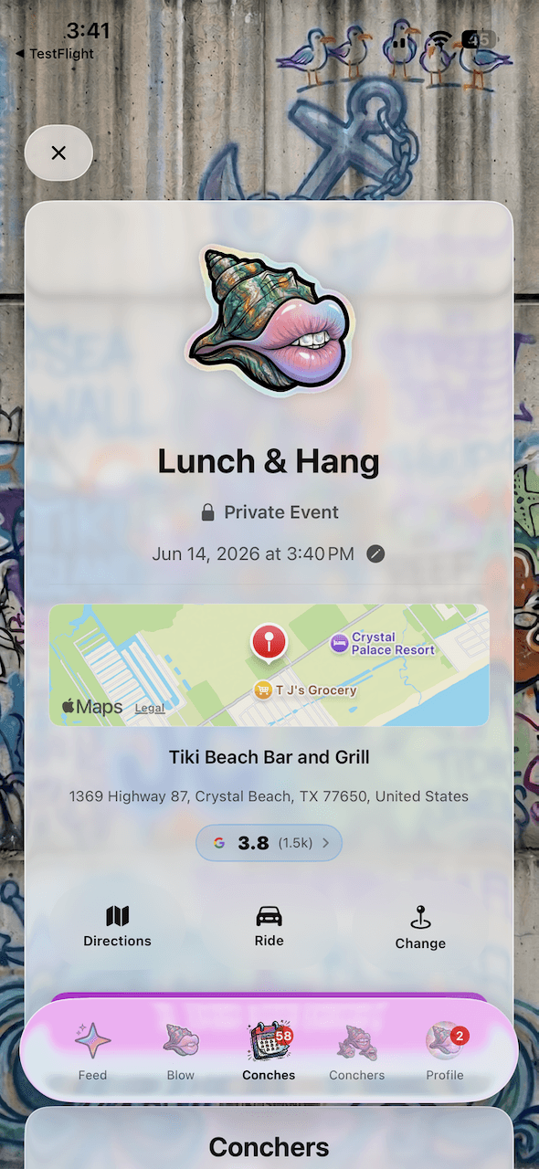 Add Details & Pick Friends screen